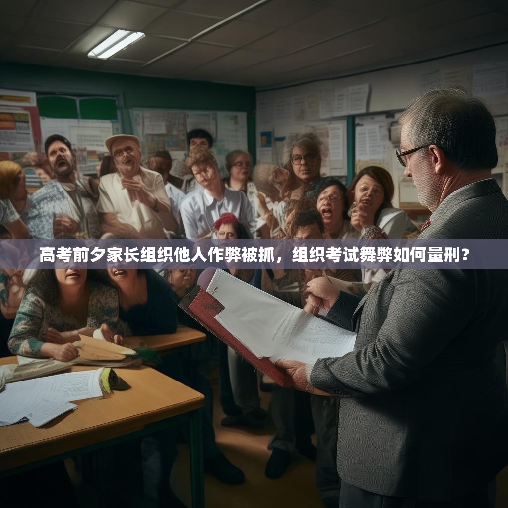 高考前夕家长组织他人作弊被抓，组织考试舞弊如何量刑？