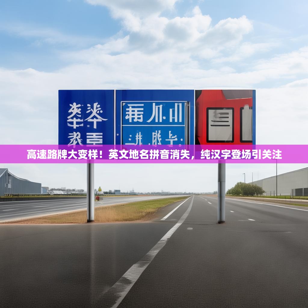 高速路牌大变样！英文地名拼音消失，纯汉字登场引关注