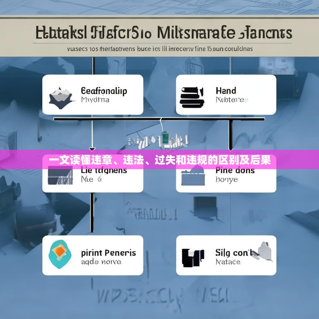 一文读懂违章、违法、过失和违规的区别及后果