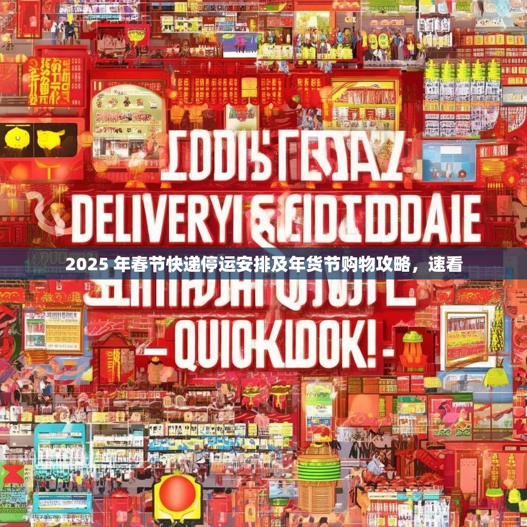 2025 年春节快递停运安排及年货节购物攻略，速看