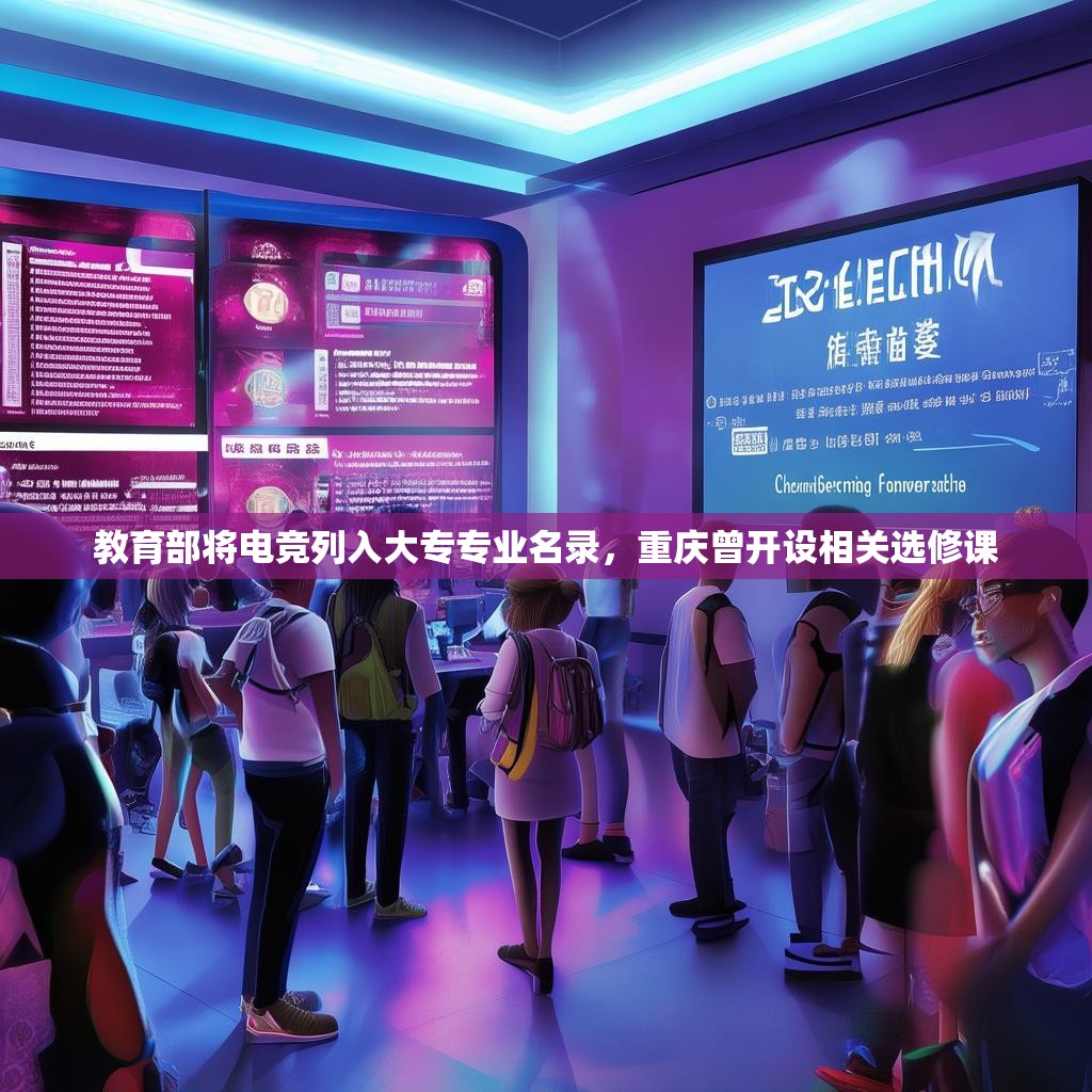 教育部将电竞列入大专专业名录,重庆曾开设相关选修课