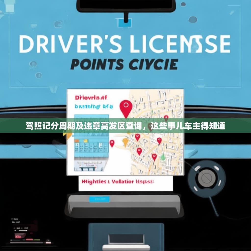 驾照记分周期及违章高发区查询，这些事儿车主得知道