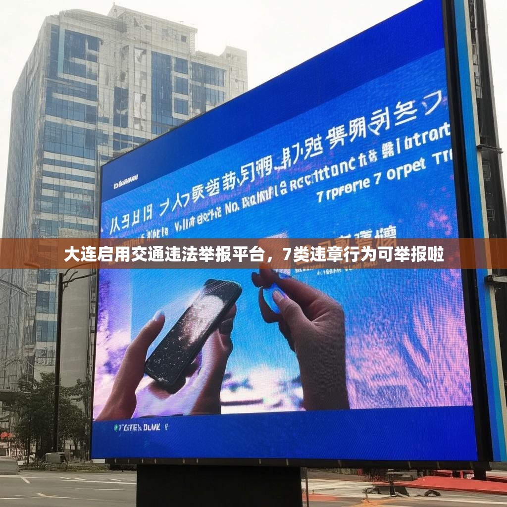 大连启用交通违法举报平台，7类违章行为可举报啦