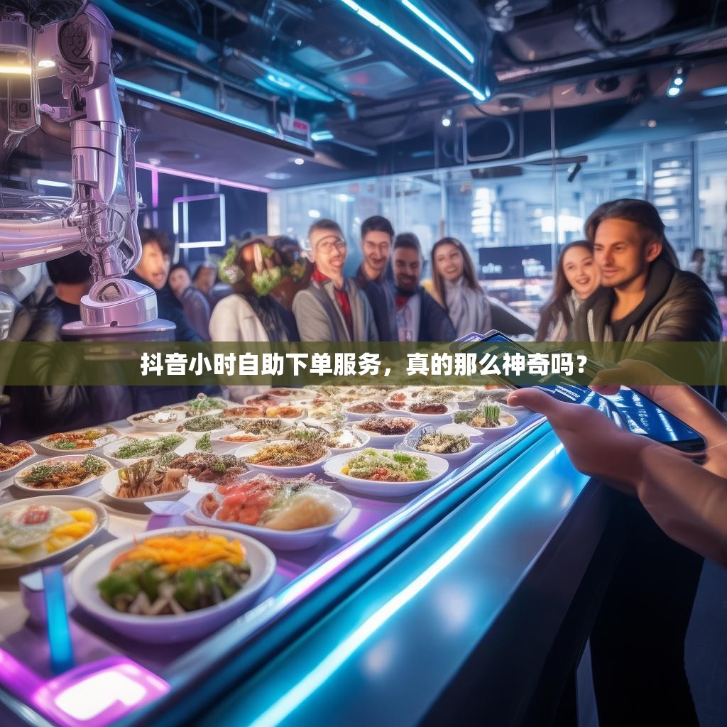 抖音小时自助下单服务,真的那么神奇吗?