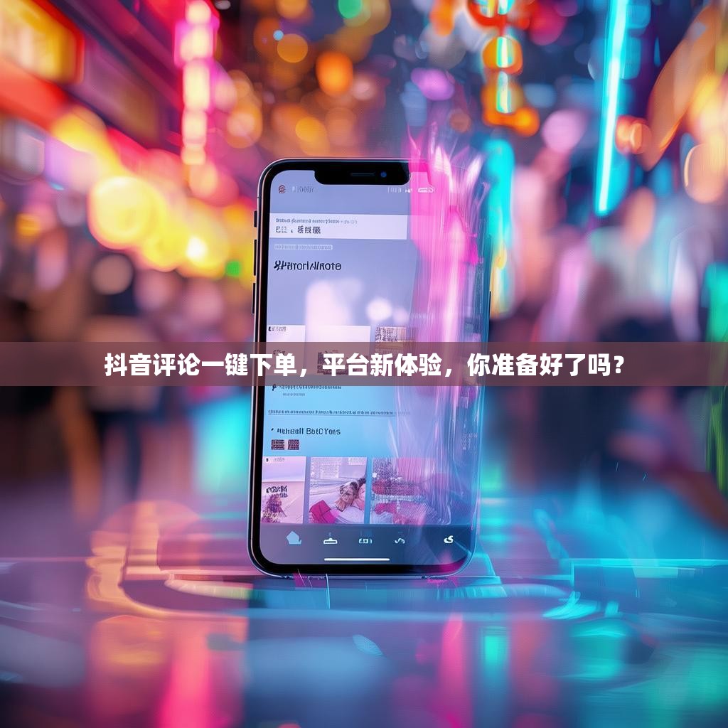 抖音评论一键下单,平台新体验,你准备好了吗?