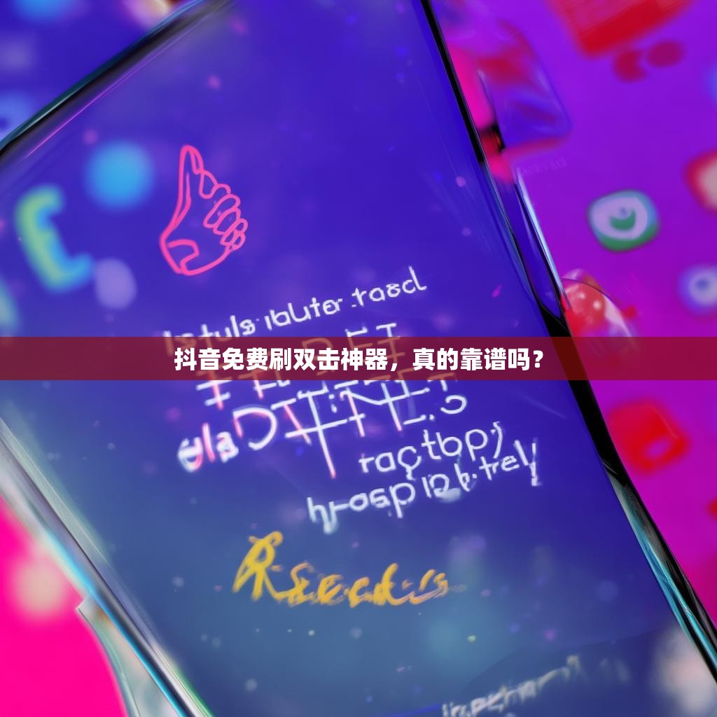 抖音免费刷双击神器,真的靠谱吗?