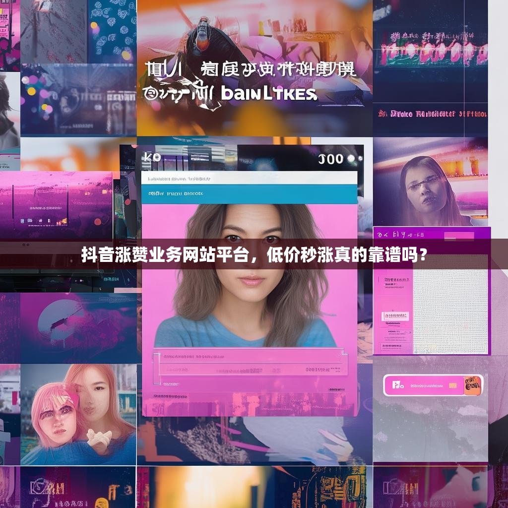 抖音涨赞业务网站平台,低价秒涨真的靠谱吗?