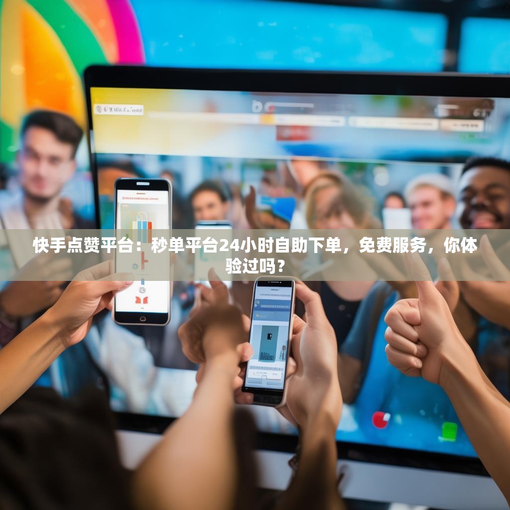 快手点赞平台:秒单平台24小时自助下单,免费服务,你体验过吗?