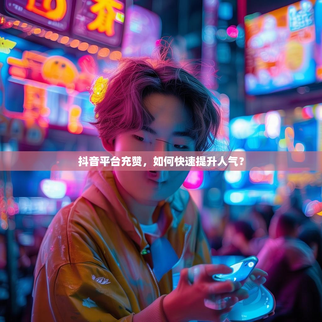 抖音平台充赞,如何快速提升人气?