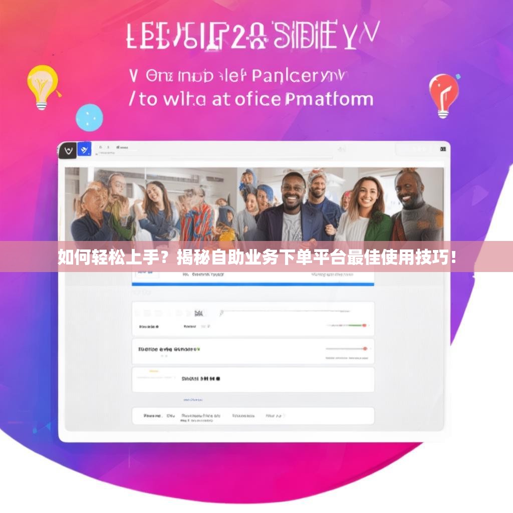 如何轻松上手?揭秘自助业务下单平台最佳使用技巧!
