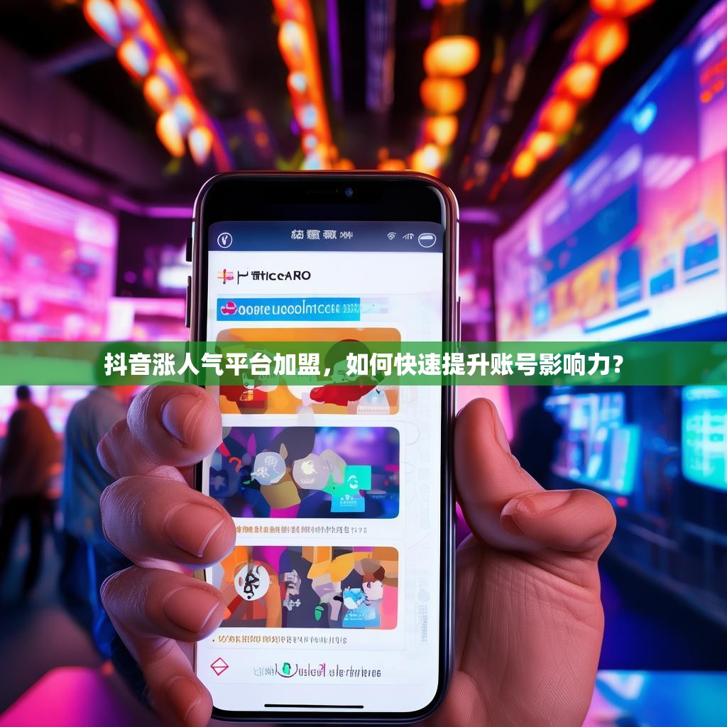 抖音涨人气平台加盟,如何快速提升账号影响力?