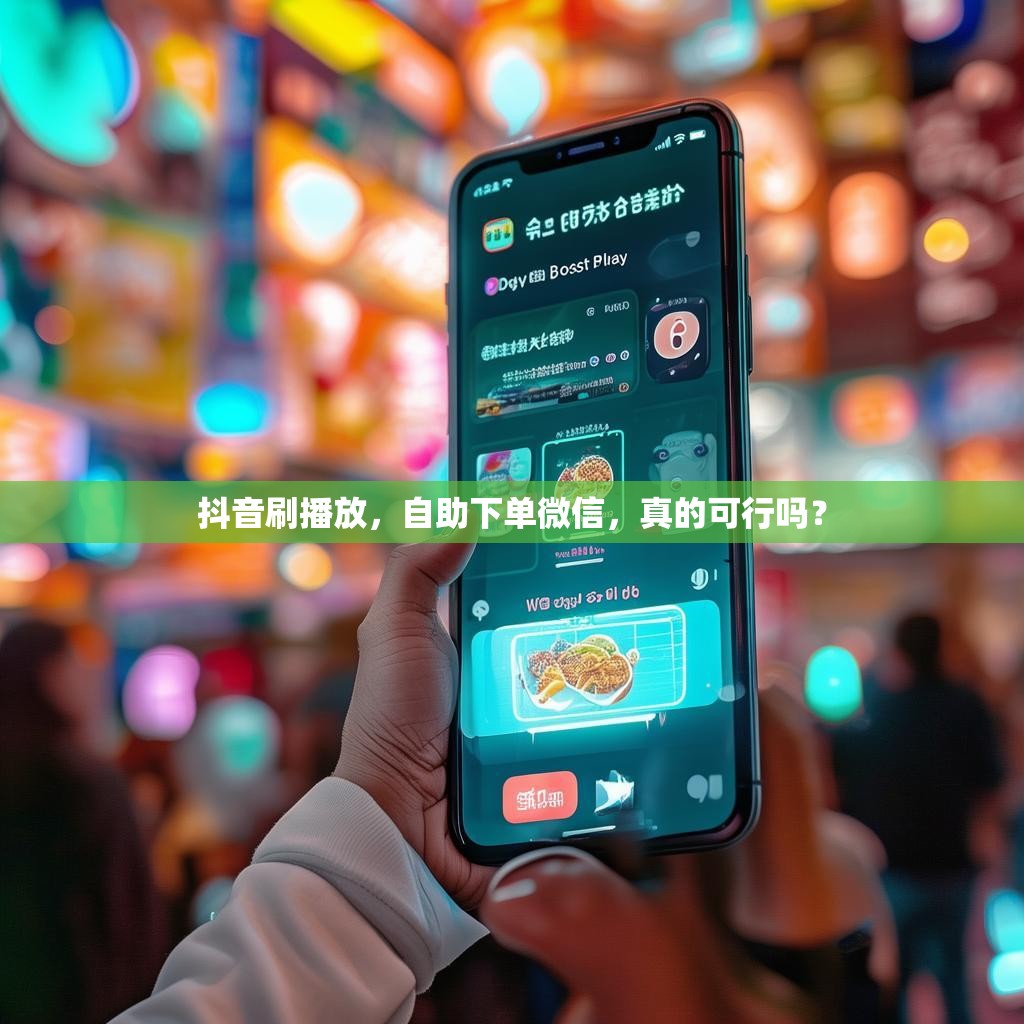 抖音刷播放,自助下单微信,真的可行吗?