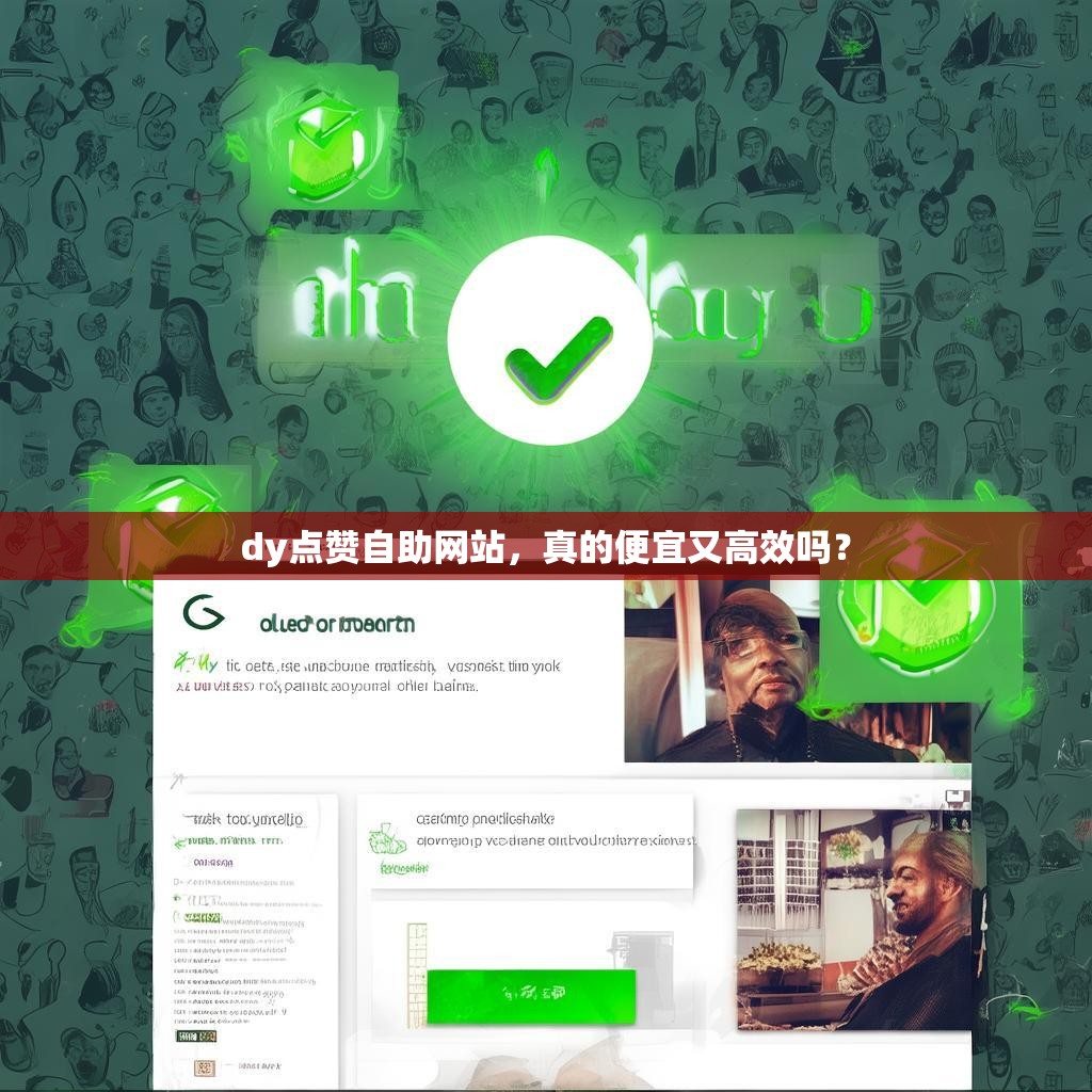 dy点赞自助网站,真的便宜又高效吗?