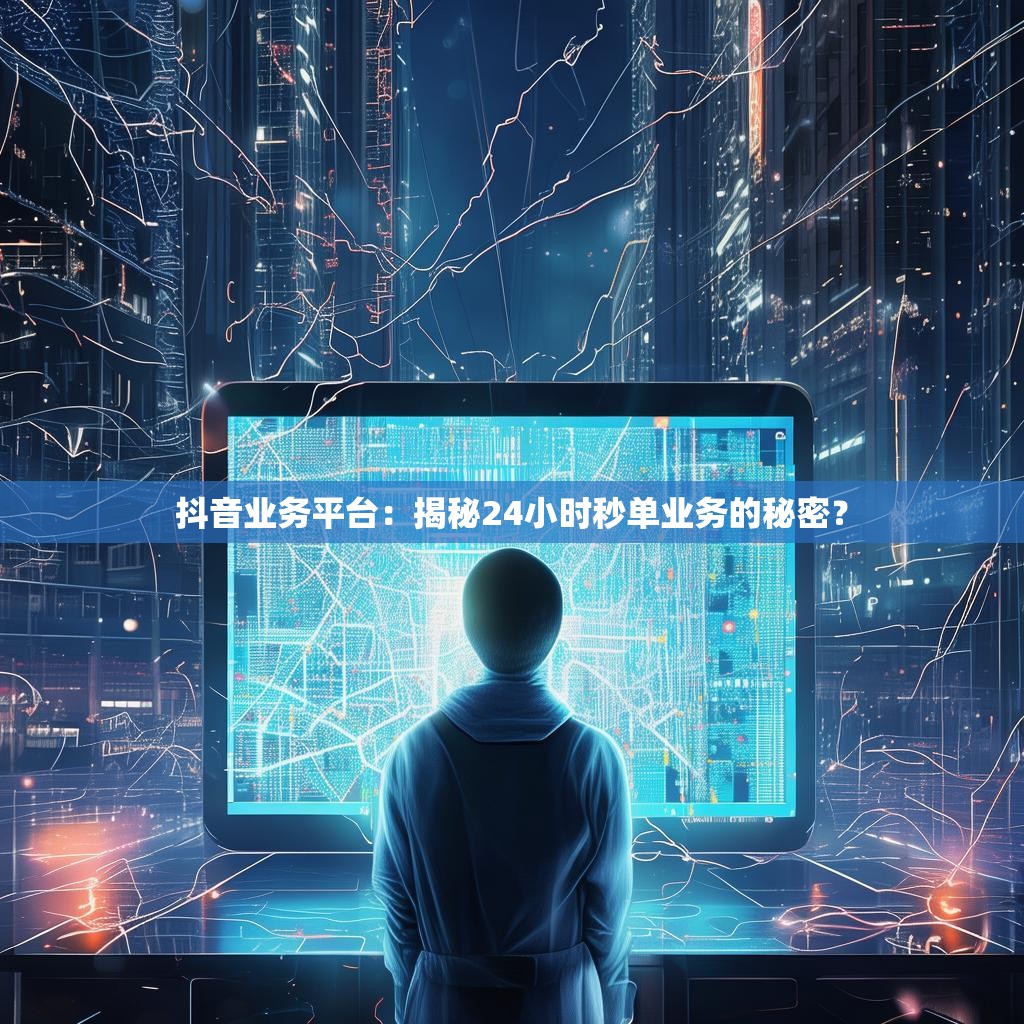 抖音业务平台:揭秘24小时秒单业务的秘密?