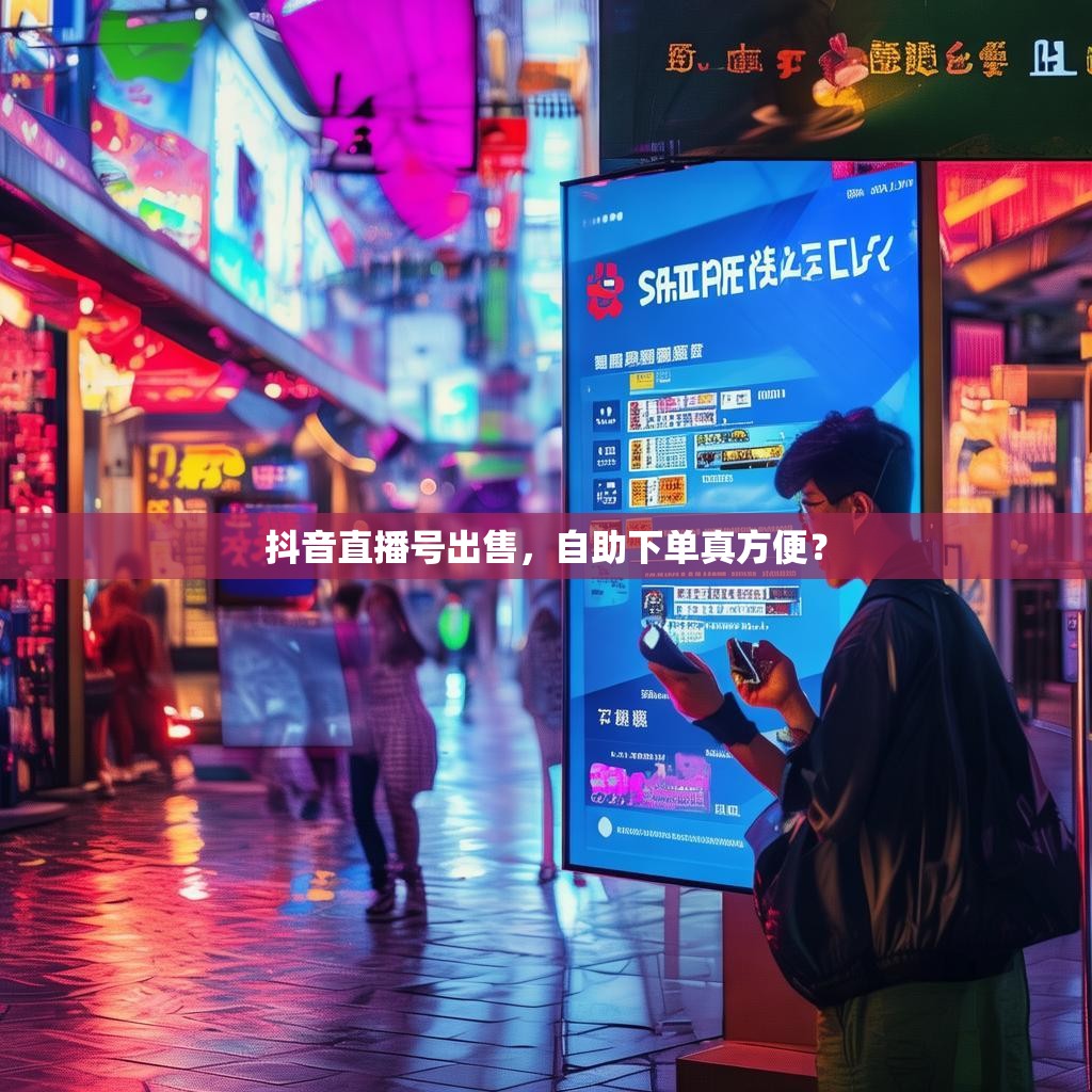 抖音直播号出售,自助下单真方便?