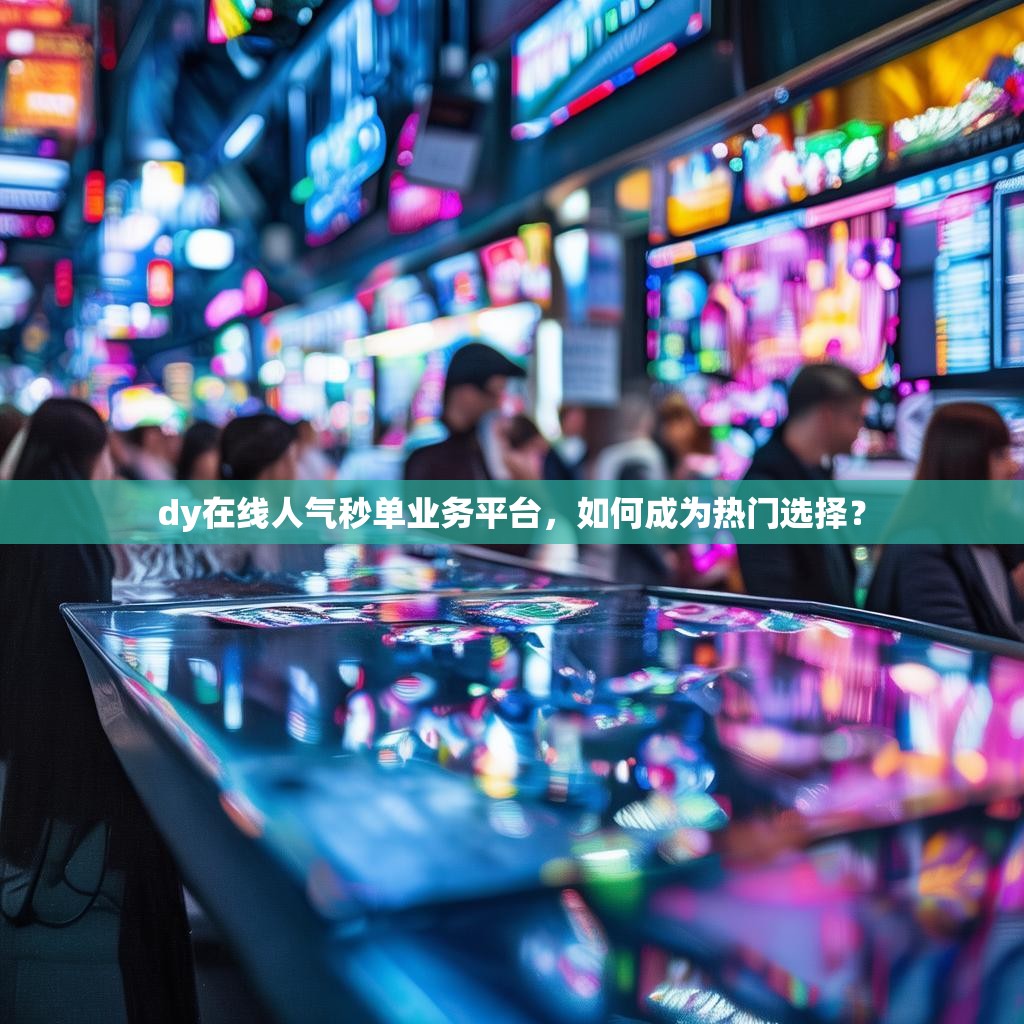 dy在线人气秒单业务平台,如何成为热门选择?