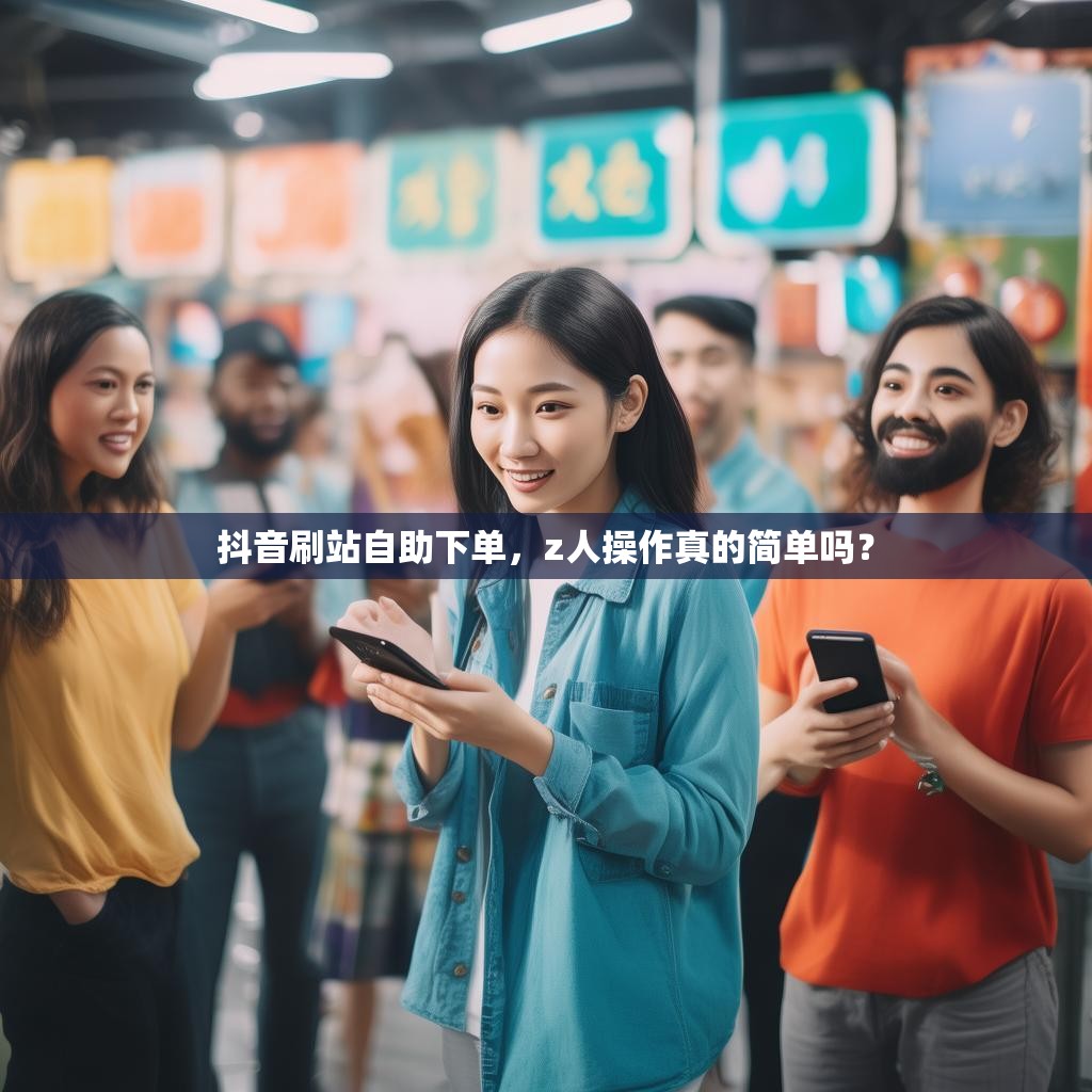 抖音刷站自助下单,z人操作真的简单吗?